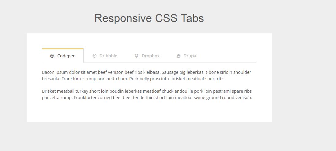 css responsive tabs example