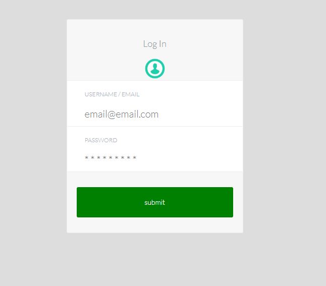 Simple HTML and CSS Login Form