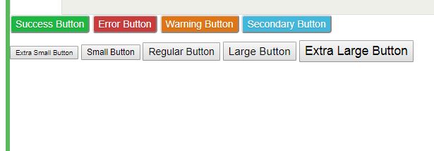 creating buttons with different size in Pure css