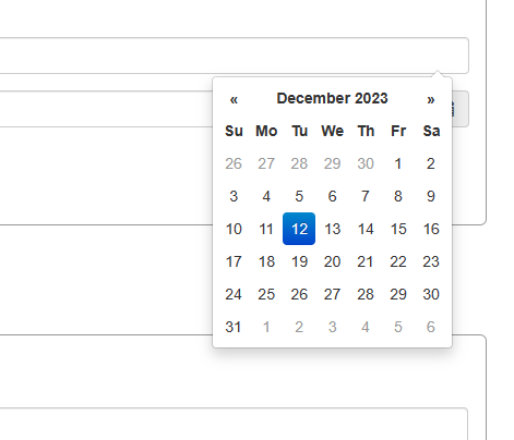 Bootstrap  with datepicker today date selected
